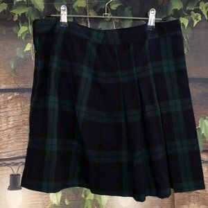 📘Plaid Pleated Mini Skirt